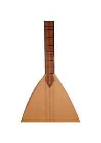 Resim Telli Çalgı Yapım Si Kesik Yaprak Kelebek 41 Tekne Profesyonel Bağlama 