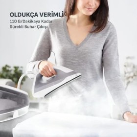 Resim SV4111 Mini Kırışıklık Giderici 2200 Watt Buhar Kazanlı Ütü - 1830009011 