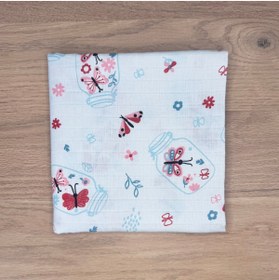 Resim Mutlu Gün Marketi Çok Amaçlı Müslin Örtü & Battaniye 3'lü Set %100 Pamuk Oeko-Tex Sertifikalı 80x80 Cm 