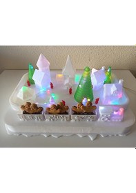 Resim Opencart Noel Baba Köyü - Vazo Modu Sadece Plastik Aparattır 