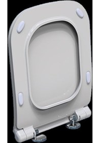 Resim Isvea Z80 Duroplast Klozet Kapağı Yavaş Kapanan 