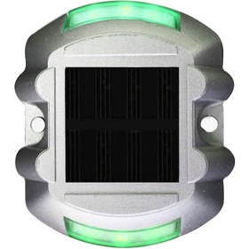 Resim Ximistore9 Yeşil Sürekli Aydınlatma Fonsiyonu İle Güneş Enerjili Alüminyum Piyade Yolu Tespit İşareti Ip68 Yeşil 