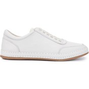 Resim Tamer Tanca Erkek Hakiki Deri Bej Sneakers & Spor Ayakkabı 128 265530 Erk Ayk Y25 Bej Dr Bej 