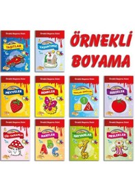 Resim Örnekli Boyama Dizisi 10 Kitap Set - Parıltı Yayınları 