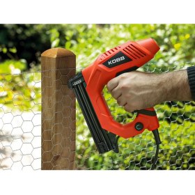 Resim Kobb Kbz90 15-25mm Zımba Ve 15-32mm Profesyonel Çivi Çakma Makinesi + 3000 Adet Yedek Zımba Ve Çivi 