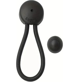 Resim Willowhaven Siyah 1 Adet Bungee Şok Kordonu Klipsli Bağlama Tokası Kamp Çadırı Yük Örtüsü Bağı 