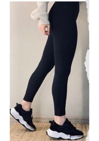 Resim Atilla Çelik Örme Taytsiyahl Siyah 