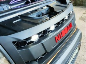 Resim Nissan Navara NP300 (2015-2020) Arası Uyumlu Ledli Panjur - Siyah / Dizayn B 