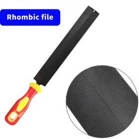Resim 1 adet Elmas El Testeresi Biley Aracı, Biley Bıçaklar, Çekiçler, Çim Biçimleri, Makaslar, Kazıklar, Kürekler, Matkap Uçları için Rombo Dosya 