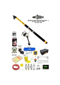 Resim Fishack 22 Parça Sazan Carp Olta Seti L - 3.30mt / 50-100gr 