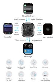 Resim Özbience 9923 Akıllı Saat - Sesli Görüşme, Uyku ve Kalp Ritmi Takibi 