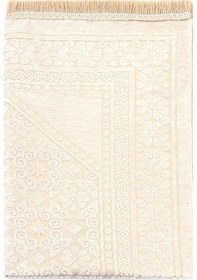 Resim Desenli Şönil Seccade - Krem Renk 