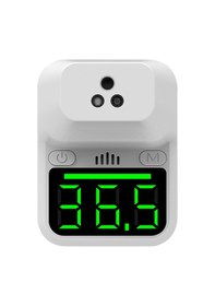 Resim Reedark Duvar Tipi Temassız Dijital Alın Termometresi - Hızlı Ölçüm, Sesli Uyarı, C/ F Geçişli 