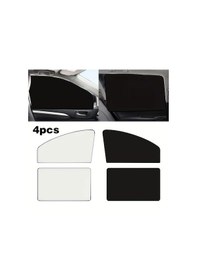 Resim Dashanshop 4 Adet Evrensel Manyetik Araç Yan Cam Perdesi Gümüş Siyah Termal Yalıtım 