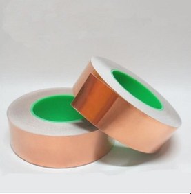 Resim 50mmx20mt Çift Taraflı İletken Bant Bakır Folyo Kapton Gitar Band 
