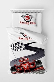 Resim MONOHOME Racer 3D Pamuk Saten Çocuk Nevresim Takımı 160x220, monohome9901 