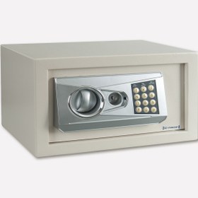 Resim Stabilit Şifreli Krem 35x25x25 cm Elektronik Para Kasası 