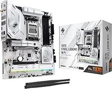 Resim ASROCK X870 STEEL LEGEND WIFI AMD X870 Soket AM5 DDR5 8000MHz (OC) M.2 Anakart 