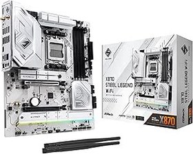 Resim ASROCK X870 STEEL LEGEND WIFI AMD X870 Soket AM5 DDR5 8000MHz (OC) M.2 Anakart 