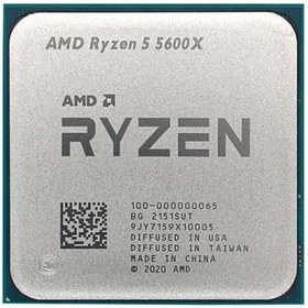 Resim Amd Ryzen 5 5600X Mpk 3.7-4.6 Ghz 6 Çekirdek 7nm Am4 Işlemci Kutusuz 