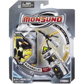Resim Monsuno Black Bullet Figür 1 Figür 1 Kart 1 Fırlatıcı Bi 