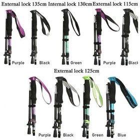 Resim Katlanır Yürüyüş Batonları, 1 S Çok Renkli 