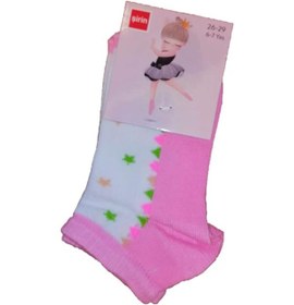 Resim Şirin Çorap 12 Çift Şirin Kız Çocuk Patik Çorap 2309 Karışık Renk 