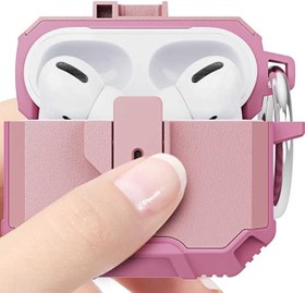 Resim Coverzone Apple Airpods 3. Nesil ile uyumlu Kılıf Kulaklık Koruyucu Karbonfiber doku tasarımlı Çengel Aparatlı Airpods 3. Nesil ile uyumlu Airbag Panoply Siyah 