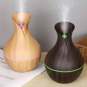 Resim YAIAWISU USB Ultrasonik Hava Nemlendirici ve Esansiyel Yağ Difüzörü, 7 Renk LED, Sessiz Mini Soğuk Mist, Plastik Malzeme, Ofis, Ev, Yatak Odası için USB Güçlü Tek Odalı Nemlendirici 