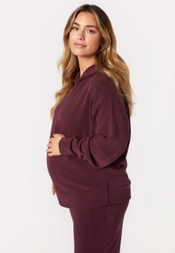 Resim Willow Modal Hamile Eşofman Takımı Bordo - L 