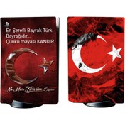 Resim Kt Grup Türk Bayrağı Playstation 5 Standart Kasa Dijital Versiyon Sticker Seti 