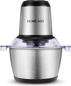 Resim HOMEASY Değirmeni Elektrikli, 2l Blender, Çok Fonksiyonlu Paslanmaz Çelik Kase 350w Mini 