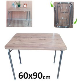 Resim Depolife Depolife Katlanır Ayaklı Mutfak Balkon Yemek Çalışma Masası Ceviz (464146298) 