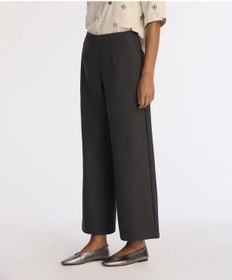 Resim Yargıcı Wide Leg Yüksek Bel Pantolon 25kkpn3026x 059 Gri 