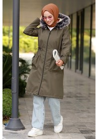 Resim Bestenur Mandes Tünel Kemerli Mont 592 - Haki 