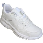 Resim Kinetix Kadın Beyaz Kalın Tabanlı Sneaker Spor Yürüyüş Ayakkabısı Topuk Boyu 5cm 001 