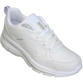 Resim Kinetix Kadın Beyaz Kalın Tabanlı Sneaker Spor Yürüyüş Ayakkabısı Topuk Boyu 5cm 001 