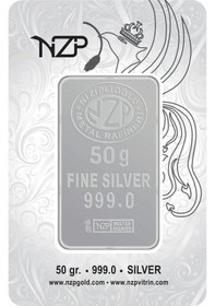 Resim Nzp Gold Nizip Külçe Gümüş 50 G 