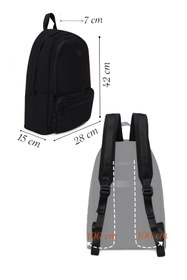 Resim Erkek Siyah Casual Sırt Çantası - Siyah / 00 