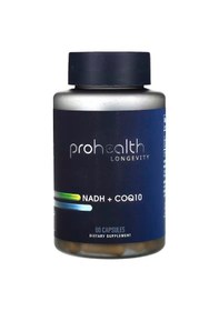 Resim Prohealth Longevity Nadh + Coq10 Coenzyme Q10 Ubiquinone Atp Focus And Memory 60 Capsules Aromasız 