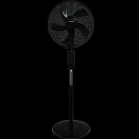 Resim Luxell LXF-518 S Siyah Vantilatör 18" ( 5 Pervane 150cm Yükseklik 3 Kademe Hız 18"42cm Çap) 
