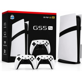 Resim Azurtech Gs5 Pro Kablosuz Çift Kol Oyun Konsolu Uyumlu 4k-Hdmı 53 Emulatör 30000 Oyunlu 2.4g Gaming Atari 