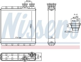 Resim NISSENS 707302 | Kalorifer Radyatörü VW Polo 2018-T-Cross 