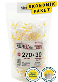 Resim Süzen92 270 Slim Sigara Filtresi Ağızlık + 30 Ultra Slim Adaptör 
