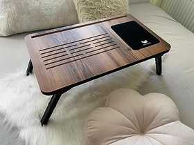 Resim Axolotl Foldaway Telefon ve Tablet Bölmeli Katlanır Ayaklı Laptop Sehpası Notebook Bilgisayar Çalışma Masa Lidya 