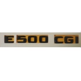 Resim Mercedes Uyumlu Yazı E 500 Cgı Siyah 