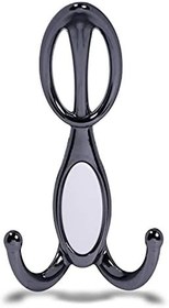 Resim Badem10 Nobel Portmanto Vestiyer Duvar Askısı Füme Dolap Elbise Askılığı (4 ADET) 