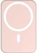 Resim Reedark 10000mah Ultra İnce Pd Hızlı Şarj Manyetik Kablosuz Power Bank, Taşınabilir Sırt Klipsli Pembe Mobil Şarj Cihazı 