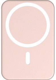 Resim Reedark 10000mah Ultra İnce Pd Hızlı Şarj Manyetik Kablosuz Power Bank, Taşınabilir Sırt Klipsli Pembe Mobil Şarj Cihazı 