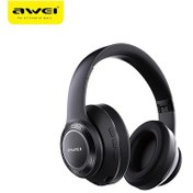 Resim Siyah Awei A300bl Kablosuz Kulaklıklar Bluetooth 5.3 Mic Spor Oyun Süper Fırsat Renkli Işık Kulaklık Hifi Stereo Kulaklık 